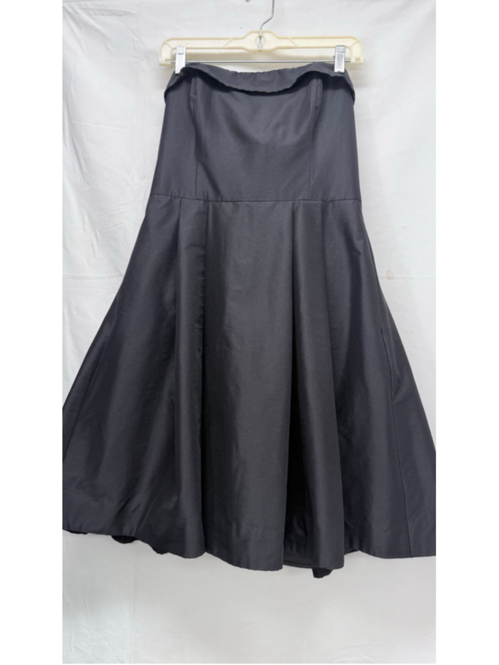 Women's White House Black Market Strapless Dress Black Pink Size 10